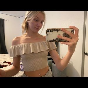 off the shoulder top